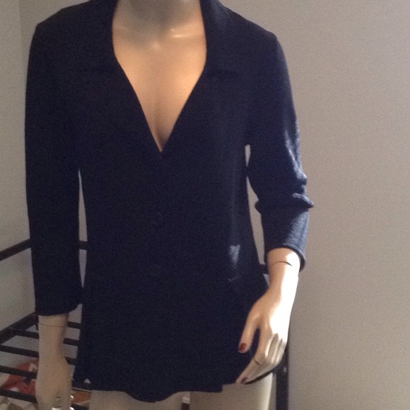 ballofcotton Jackets & Blazers - Black knitted jacket PM